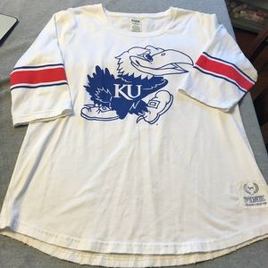 VS Pink KU shirt
